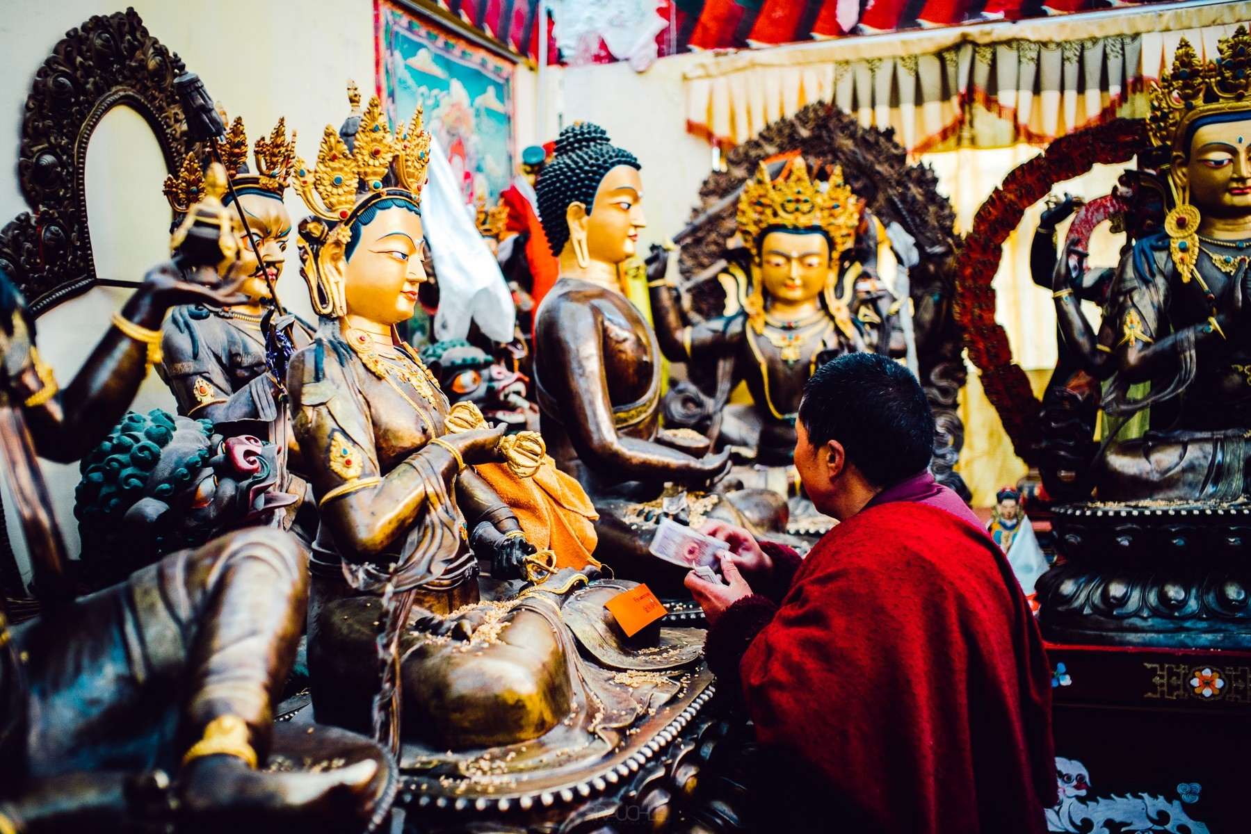 tibet terdung lhasa barkhor square 0002 - Terdom Kloster & Lhasa