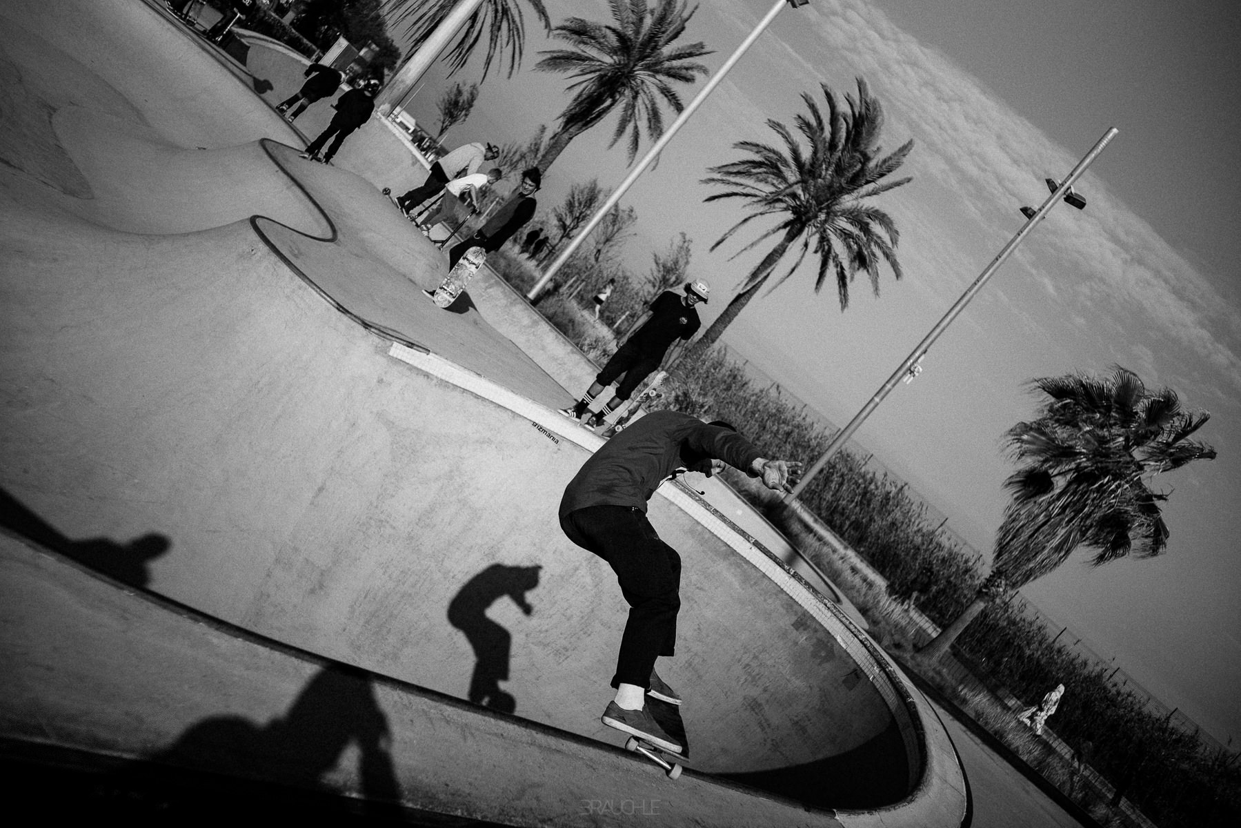 0002 barcelona skatepark marbella barceloneta - Barcelona - Skatepark Mar Bella & Barceloneta Strand
