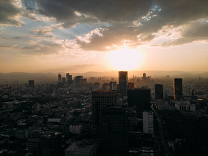 sunset Mexico city 300x225 - sunset Mexico city